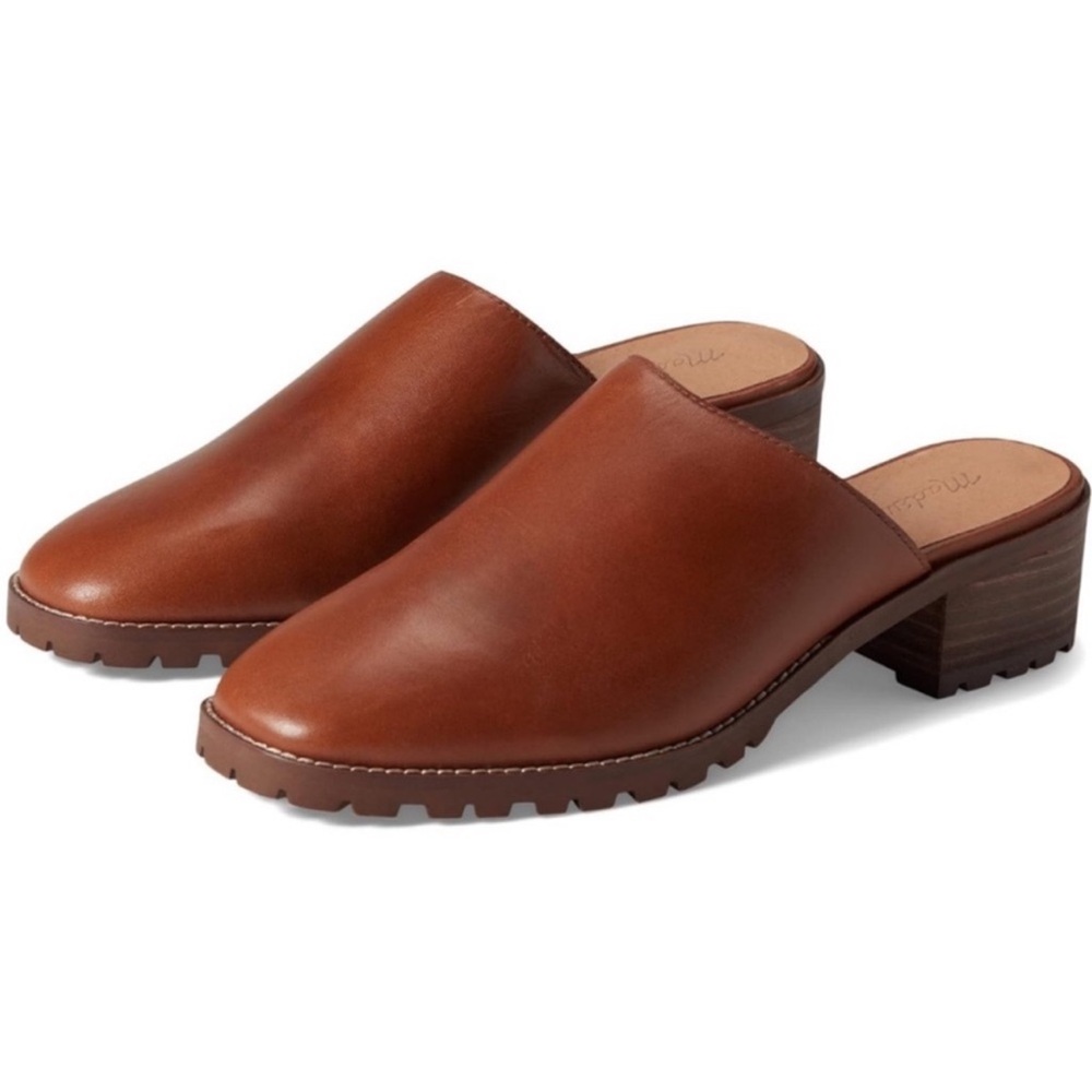 New Madewell Mindy Leather Lugsole Mule 7.5
